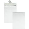Quality Park Tyvek Shipping Solid Print White Expansion Mailers, 10" x 13", 1/2" Gusset, 14 lb, Self Sealing, 25 Ct