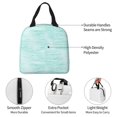 thumbnail image 5 of Lsque Blue Bright Pattern Lunch Bag Women/Men Insulated Lunch Box,Small Leakproof Cooler Food Lunch Containers Reusable High Capacity Lunch Tote Bags, 5 of 6