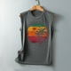 thumbnail image 5 of Camiseta holgada sin mangas con cuello redondo y estampado informal de verano para mujer Pompotops  lopia992839, 5 of 5