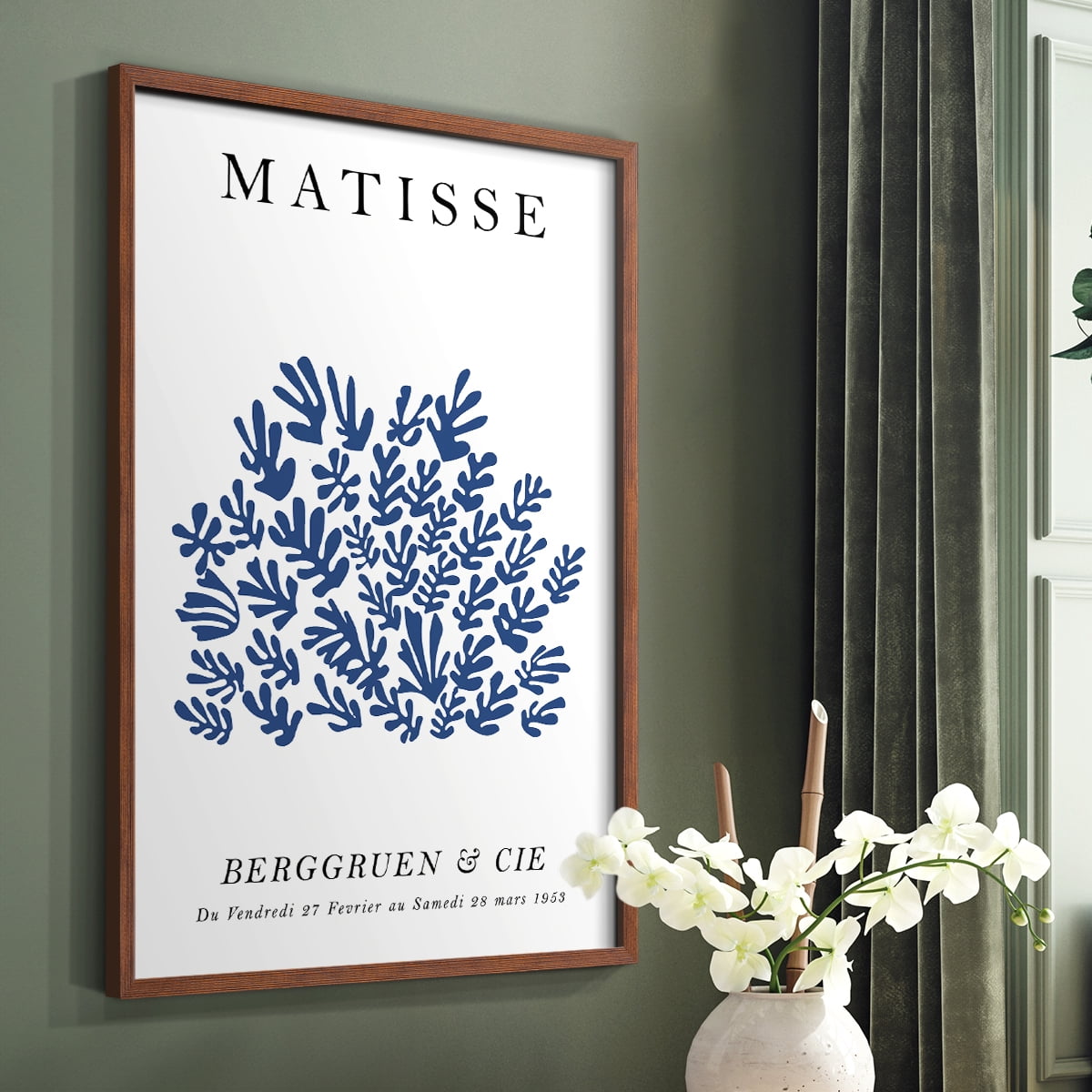 Matisse CCXCIX in Solid Wood 8 x 10 Framed Print