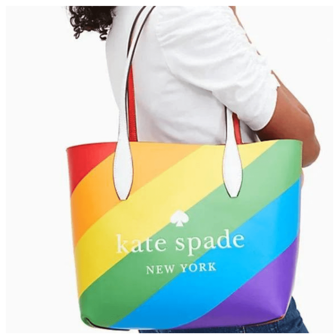 Kate spade online rainbow tote