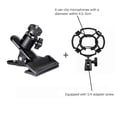 thumbnail image 3 of Matsuzay Soporte para teléfono Metal ABS Caucho Streaming Accesorios Head Rack 1/4 Tornillos 360 Grados Soporte de montaje Abrazadera Ukulele Soporte de Teléfono y Comunicación, 3 of 6