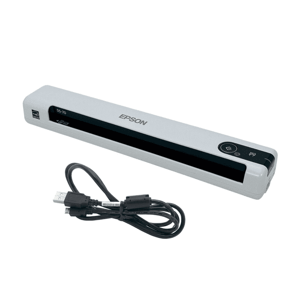 Pre-Owned Epson WorkForce DS-70 J421B Document Scanner w/USB Cable