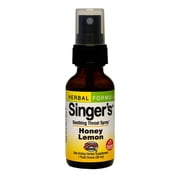 Herbs Etc. Singer's Saving Grace Honey Lemon - Herbal Remedy Spray Aids Throat Comfort & Health - Soothing Hydrating Throat Support - Alcohol Throat Relief Spray with Licorice - 1 fl oz (75 Servings)