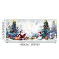 thumbnail image 3 of Santa Snow Personality Garage Banner Christmas Products, 3 of 3