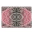 thumbnail image 1 of Mandala Cutting Board, Retro Bohemian Ombre Print Primary Essence of Cosmos Medallion Style Art, Decorative Tempered Glass Cutting and Serving Board, Large Size, Hot Pink and Brown, by Ambesonne, 1 of 1