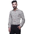 thumbnail image 4 of BESTMAN Printed MensÂ&nbsp;ShirtsÂ&nbsp;Long Sleeve Button Down Cotton CasualÂ&nbsp;Shirt, 4 of 5