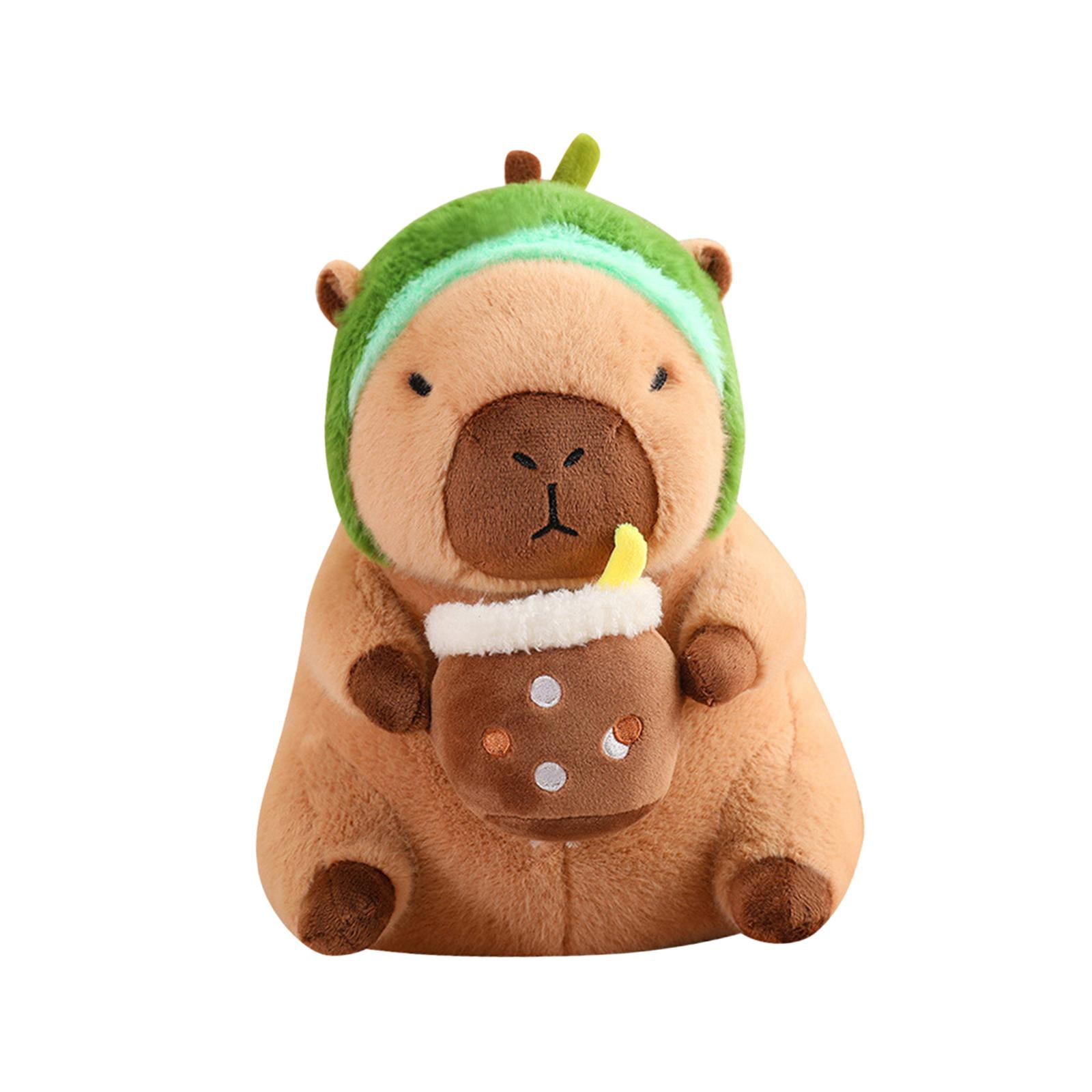 LeeQinersw Capybara Doll Living Room Decoration Birthday Gifts Accompany Sleep Toy for Boys Avocado 40cm