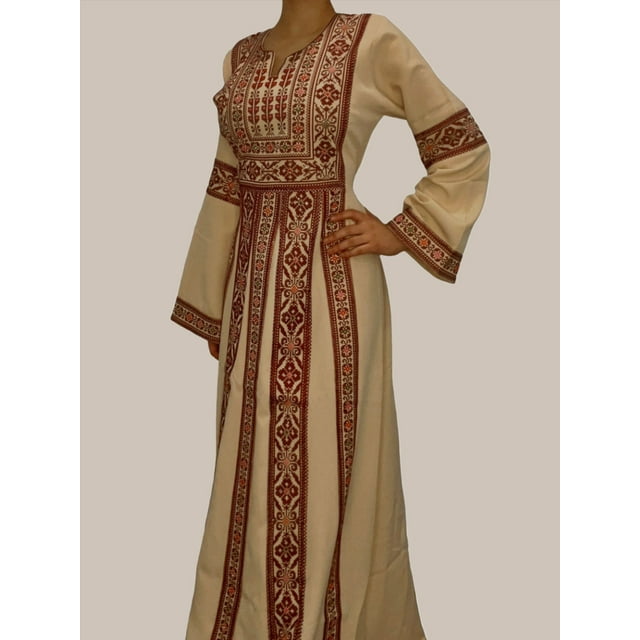 The Traditional Tatreez Embroidered Palestinian Thobe