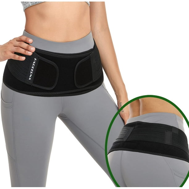 Cinturón de cadera Sacroilíaco SI para mujeres y hombres, cinturón de cadera con articulación SI, soporte para la parte inferior de la espalda, soporte para la cadera para el dolor de cadera, cinturón