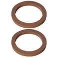 thumbnail image 1 of CHICHUMID 2 Pcs Tapis de Réduction de Vibration en Bois pour Voiture Audio Insonorisation, 1 of 6
