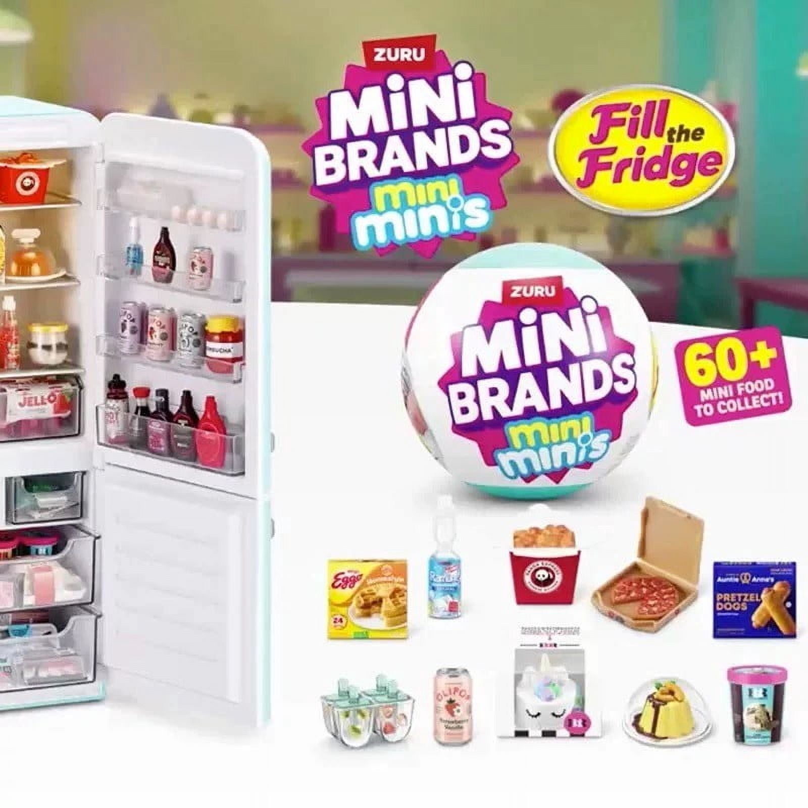 New ZURU Blind Box Mini Fridge Ball Mystery Surprise Toys with Custom Figures for Kids Birthday Gift