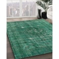 thumbnail image 3 of Ahgly Company Machine Washable Indoor Rectangle Industrial Modern SeaGreen Area Rugs, 8' x 10', 3 of 7