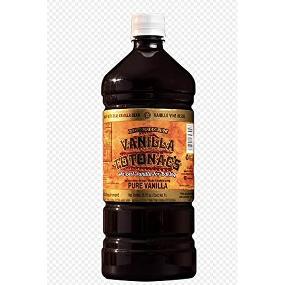 Mexican Vanilla Totonac's Pure Vanilla Flavoring, 33.2 Fluid Ounce