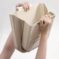 thumbnail image 2 of Kitchen Garbage Can,Kitchen Garbage Cans Home Folding Garbage Can Wall Mounted Non Perforated Garbage Can Large Kitchen Garbage Can High Appearance Hanging Garbage Can, 2 of 9