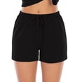 thumbnail image 3 of yillto Lounge Shorts for Womens Soft Lightweight Sleepwear Bottoms Elastic Waist Casual Summer Loose Shorts, 3 of 7