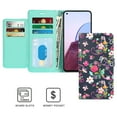 thumbnail image 2 of CoverON For Oneplus Nord N20 5G Wallet Case, RFID Blocking Vegan Leather 6x Card Slot Holder Cover Flip Folio Phone Pouch, Navy Flower, 2 of 6