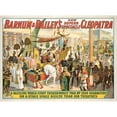 thumbnail image 2 of Anonymous 24x19 Black Ornate Framed Double Matted Museum Art Print Titled: Barnum and Bailey's New Superb Spectacle Cleopatra (1912), 2 of 5