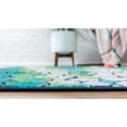 thumbnail image 6 of Unique Loom Metro Rug Light Green/Beige 9' x 12' Rectangle Geometric Modern Perfect For Living Room Bed Room Dining Room Office, 6 of 7