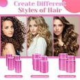 thumbnail image 6 of Self Grip Rollers Hair Curlers 30Pcs Set with 18Pcs Hair Roller 3 Sizes (6 Large Rollers, 6 Medium Rollers and 6 Small Rollers) and 12 Clips for Long Medium Short Hair Volume, 6 of 14