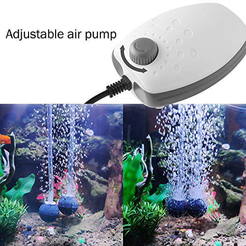 4 Outlets Ultra Quiet Oxygen Pump FEDOUR Aquarium Air Pump for up to 1100L Fish and Turtle Tank 