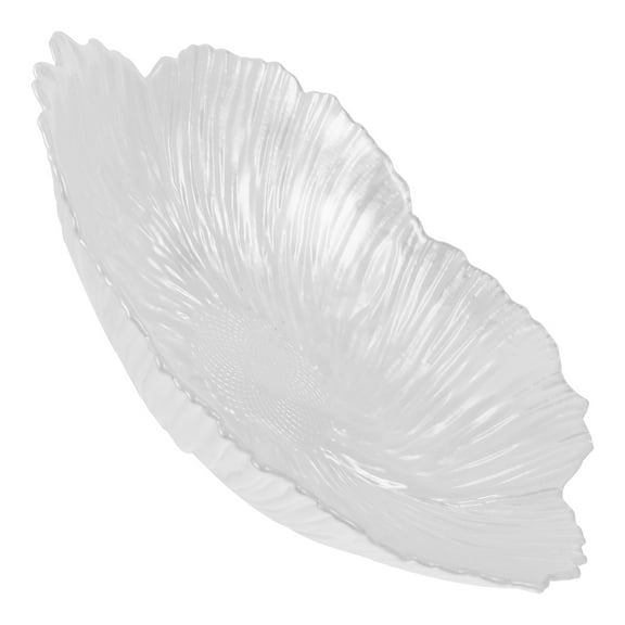 MLINS Transparent Glass Display Tray for Storage Snack Plate Versatile Fruit Container Food Plate 1 Piece