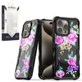 thumbnail image 2 of Designed for Motorola Moto G 5G 2023 Fashion Pattern Design Stylish Tough 2in1 TPU PC Shockproof Hybrid Sturdy Heavy Duty Phone Case Cover [Romantic Colorful Roses Floral], 2 of 5