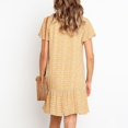thumbnail image 4 of TIMIFIS Robes pour Femmes Été Décontractées à Imprimé Floral à Bretelles Spaghetti Robe Soleil Bohème Plage Évasée Mini Robes Été, 4 of 8