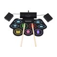 thumbnail image 2 of Batería Electrónica Hand Roll Drum Set Instrumento De Percusión 9, 2 of 8