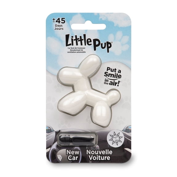 Little Pup New Car Scent Car Air Freshener Vent Clip, Pack of 1
