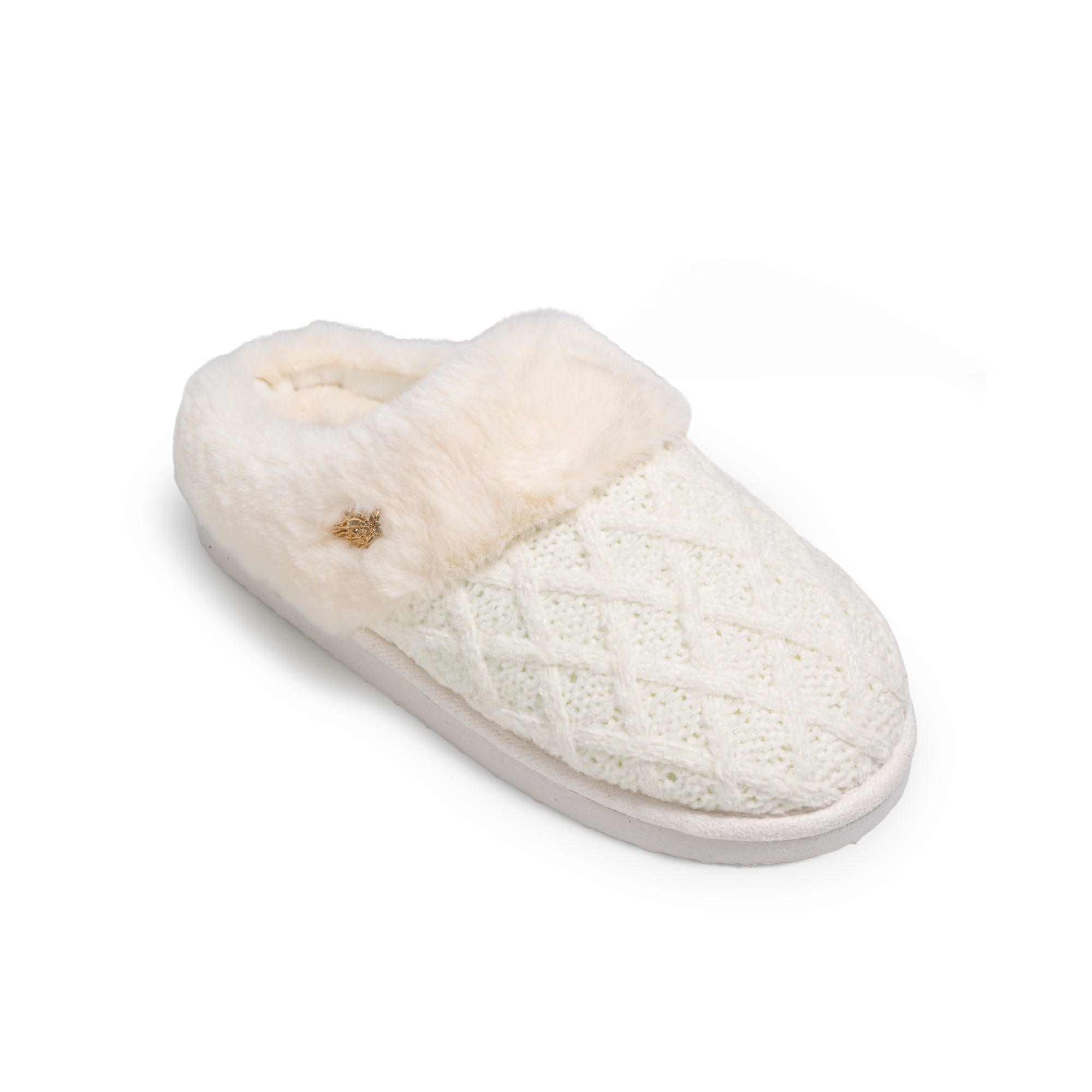 U.S. Polo Assn. Womens Cable Knit Slipper