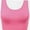 Candy pink, variant on Sleeveless Crop Tops Scoop Neck Camisole Backless Cropped Tank Top