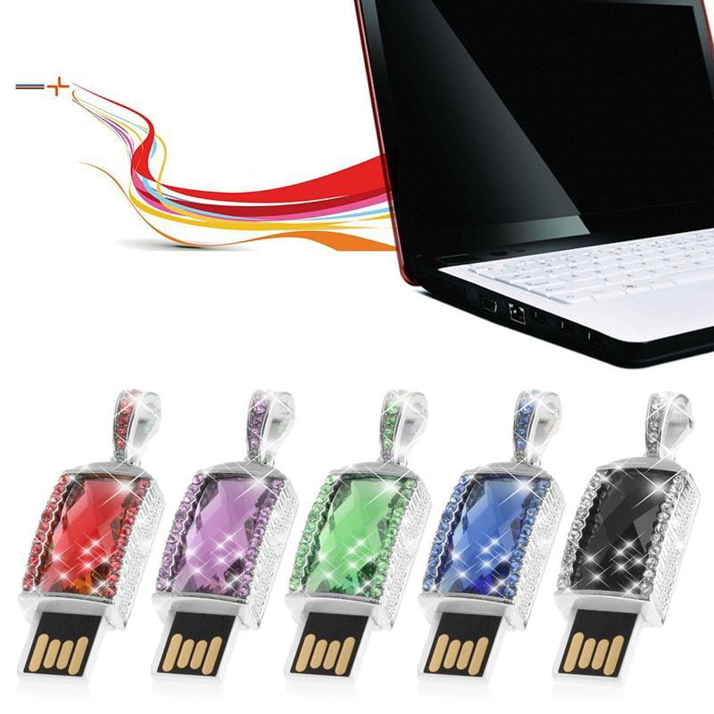 Lovely Crystal Jewelry Model USB 2.0 8GB-64GB flash drive memory stick pendrive 