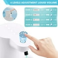 thumbnail image 3 of Automatic Soap Dispenser, Foaming Soap Dispenser Touchless 420ml/14.2oz with Cleaning Towels, Hand Free Smart Automatic Foam Liquid Soap Dispenser for Bathroom or Kitchen, White, 3 of 8
