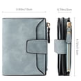 thumbnail image 4 of GOIACII Small Women Wallet PU Leather Bifold Wallet Credit Holder Ladies Compact Wallet with Coins Zipper Pocket, 4 of 8