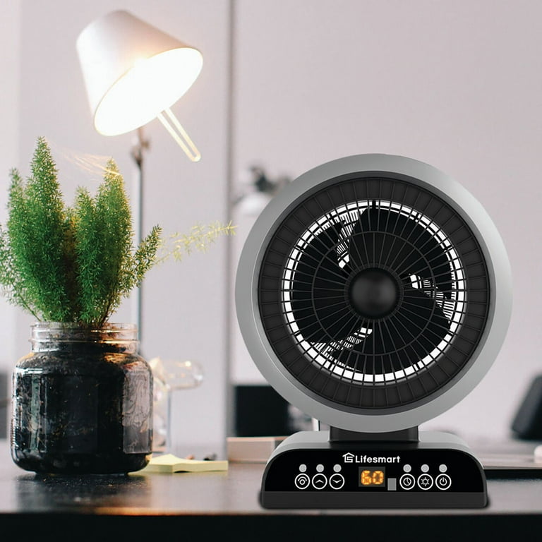 LifeSmart 2 in 1 Digital Fan Heater with Oscillation - Walmart.com