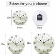 thumbnail image 6 of Wall Clock Sage Green Mountain Clocks PVC Silent Non-Ticking Battery Operated Decorative Ombre Abstract Natural Round Clock for Home Living Room Kitchen Bedroom Office School Wall Decor 10 Inch, 6 of 9