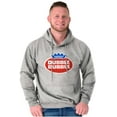 thumbnail image 5 of Vintage Dubble Bubble Gum Double Logo Hoodie Sweatshirt Women Men Brisco Brands S, 5 of 6