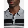 thumbnail image 4 of George Men's Sweater Polo Shirt with Short Sleeves, Sizes S-3XL, 4 of 5