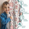 thumbnail image 3 of Blackout Kids Curtains,Floral Baseball Pattern Childrens Insulated Curtains Set Of 2,Bedroom Essentials,Toddler Room Decor 42"x54", 3 of 5