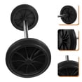 thumbnail image 2 of DEELLEEO Garbage Can Wheels Trash Replacement Wheel Wastebaskets Kitchen Pails Wheeled Container Rolling Industrial Tote, 2 of 6