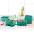 thumbnail image 2 of Tupperware 11156460 Plastic Containers - 650ml, 4 Pc, Green, 2 of 2