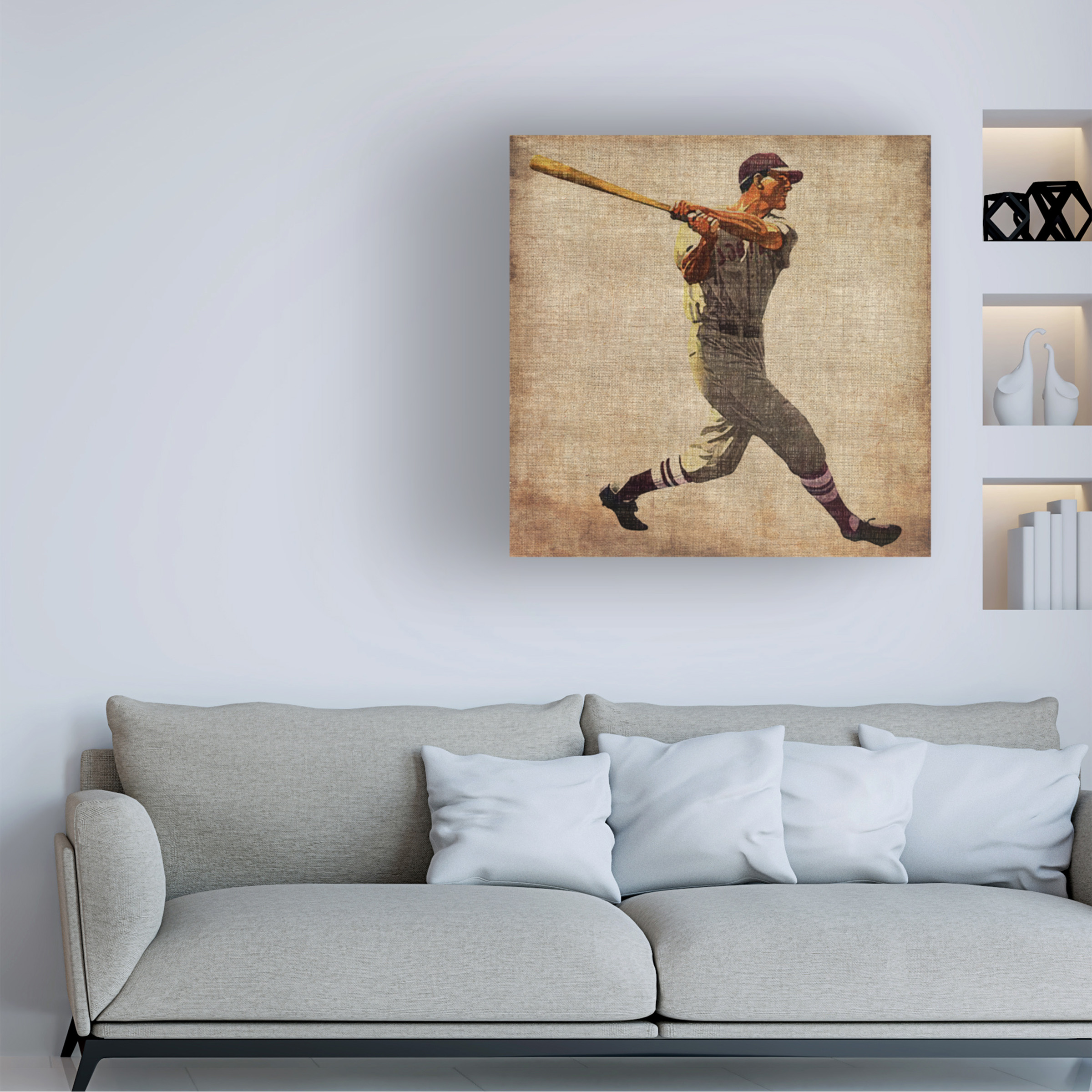 Trademark Fine Art John Butler Vintage Sports Vi Canvas Wall Art - 35x35