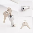 thumbnail image 2 of Toolbox Lock with Keys, Tool Box Lock Replacement, Iron Cabinet Insert Linkage Drawer Lock Set 180° Rotation Unlocking, Tool Box Lock for Storage Compartment Door I3J8, 2 of 5