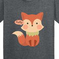 thumbnail image 4 of Inktastic Cute Fox Hello Youth T-Shirt, 4 of 5