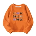 thumbnail image 6 of Taqqpue Kids Hoodies Halloween Graphic Print Long Sleeve Crew Neck Pullover Fleece Sweatshirt Fall Winter Cozy Tops for Boys Girls Size 1-12, 6 of 6