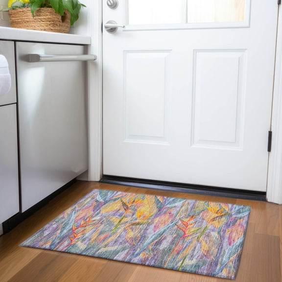 Addison Rugs Premium Machine Washable Mayfield Multi 1'8" x 2'6" Rug