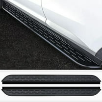 2 pcs fit for Infiniti QX60 2022-2025 Running Board Side Step Nerfbar Aluminium Black (with Brackets)