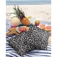 thumbnail image 3 of Pack of 2 Outdoor Pillow Covers, Animal Skin Leopard Print Waterproof Square Throw Pillowcase Cushion Decorative Pillow Covers for Couch Patio Tent, 16x16 in, 3 of 6