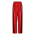 thumbnail image 4 of Women's Casual Pants High Waist Relaxed Fit Trousers Comfortable Loose Straight Leg Wide Leg Pants Ideal For All Seasons, 4 of 6